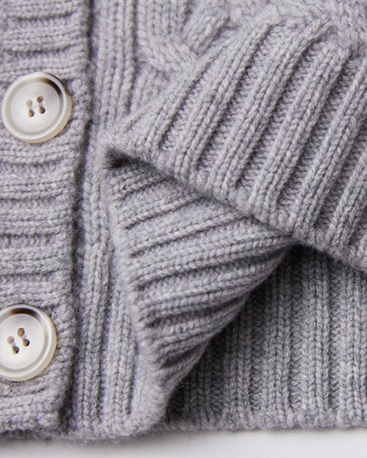 Ladies Chunky Cable Cardigan-3